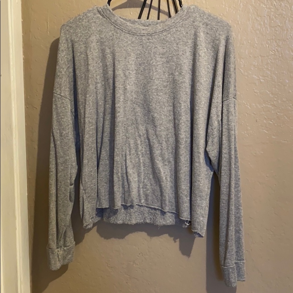 Grey light sweater